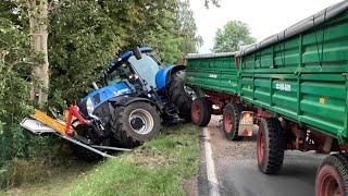 What Is This Fool Doing!? Tractors And Bulldozers In An Extreme Situation! The Road Does Not Forgive