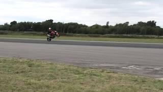 Micky Reeve world record wheelie run 2018 on KTM superduke R