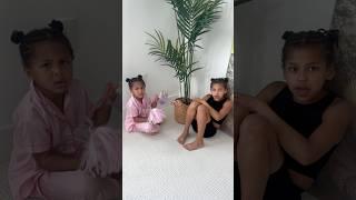 Daughter gets mad that big sister won’t play with her #shorts
