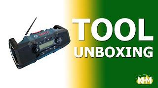 Bosch GPB 18V 2 C Cordless Jobsite Radio Bare Quick Unboxing