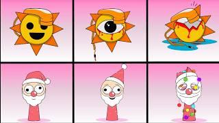 Sprunki incredibox SANTA Phase 2 VS Phase 3 VS Phase 4  #phase #sprunkiincredibox