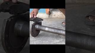 Genius Fix: Watch How This Mechanic Rebuilt a Broken Truck Wheel Axle #automobile