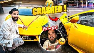 Apni Supercar Lamborghini Ke Sath Itna Bada Accident Hogaya Lucknow Jatey Waqt  