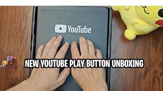 First Unboxing of the New YouTube Play Button Award (August 2024 Design)