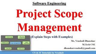 SE 28: Project Scope Management | Software Engineering