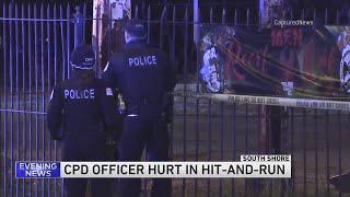 Chicago officer struck by hit-and-run driver on South Side