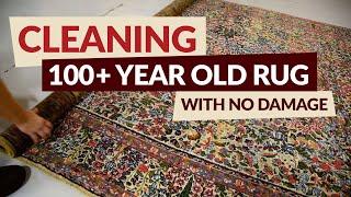 Aladdin Rug Cleaning | Cleaning a 100 Year Oriental Rug