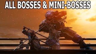 Sekiro: Shadows Die Twice -  All Bosses & Mini-bosses (No Damage & All Endings)