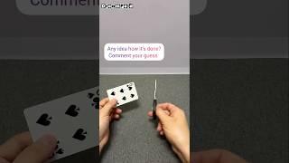 card trick #magic #diy