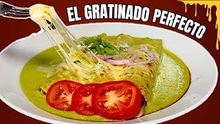 ENCHILADAS TIPO SUIZAS Y CON SABOR A MÉXICO