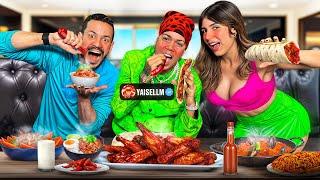 YAISEL PRUEBA LA COMIDA MÁS PICANTE!!  *MUKBANG*