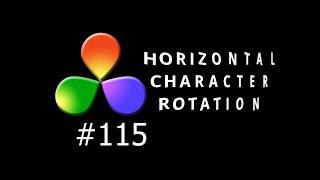 DaVinci Resolve Tutorial: How To Create a Horizontal Character Rotation Animation