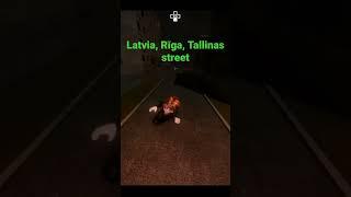 Taking a walk in Latvia, Rīga, tallinas street