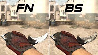 CSGO  Karambit | Damascus Steel - Skin showcase all floats [4K60FPS]