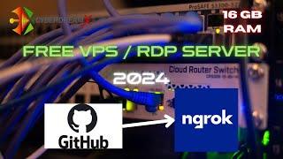 RDP GRATIS VIA GITHUB DAN NGROK 2024 WORK 100%