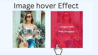 How to make a image hover effect with css | HTML & CSS Project