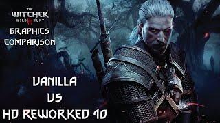 Witcher 3 Graphics Comparison PC | HD Reworked vs Vanilla