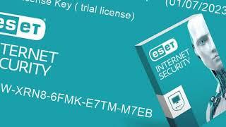 ESET NOD32 ANTIVIRUS Free Trial License activation key for 30 days | July 01, 2023