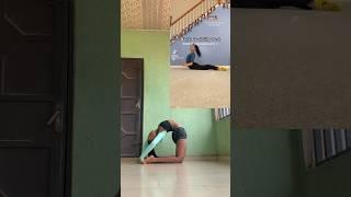 Back flexibility test w #elenashinohara #flexibility #backbend #blowup #dance #contortion #challenge