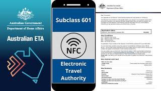 2025 - How to Apply for Australia ETA Subclass 601 on App