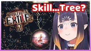 Ina First Time Discover Path of Exile 2 Skill Tree is Priceless! (Hololive)