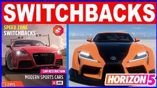 Forza Horizon 5 SWITCHBACKS Speed Zone - Car Restriction Modern Sports Cars A-800