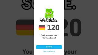 i’m leveling up what can i say #score #duolingoscore #duolingo