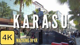 Walk in Karasu, Sakarya, Turkey, 4k Resolution, City Walking Tour, Black Sea, Karadeniz