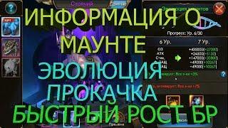 Legacy of Discord Эволюция Прокачка Улучшение снаряжения Маунта Один из способов Быстро Поднять БР