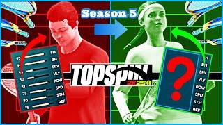 Crazy Serve and Volley Build for TopSpin 2K25 Season 5...