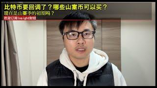 比特币要回调了？哪些山寨币可以买？现在是山寨季的初期吗？