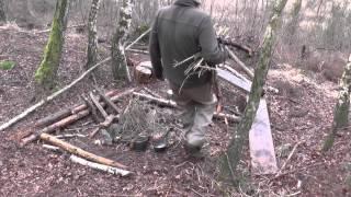 Bushcraft Wochenende mit Bratapfel und Spass inne Backen