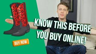 KNOW THESE THINGS when Buying Cowboy Boots Online