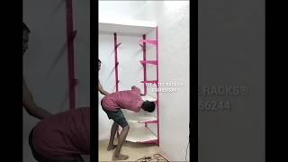 Call +91 9384266244 | Corner Fitting in wall mounting part 2 | #racks #supermarketracks #steelrack