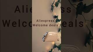 aliexpress welcome deals️ #unboxing #aliexpresshaul #shopping #onlineshopping #sale