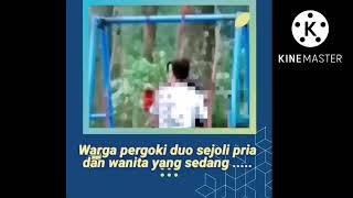 Viral dua sejoli lagi mesum!! langsung kepergok warga!!