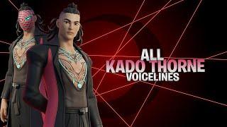 All Kado Thorne Boss Voicelines in Fortnite Chapter 4 Season 4 - Fortnite Bosses Voicelines