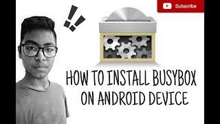 How to install busybox on android device