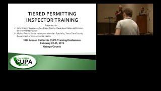 TIERED PERMITTING INSPECTOR TRAINING (Part 1 of 2)