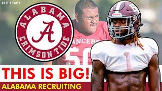 MAJOR Alabama Football Recruiting Target 5-Star WR Cederian Morgan Drops Commitment Date & Top 6