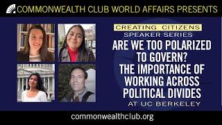 Creating Citizens speaker series | Are we too polarized to govern?