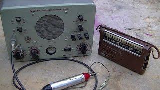 Heathkit Signal Tracer and Pocket Radio Repair