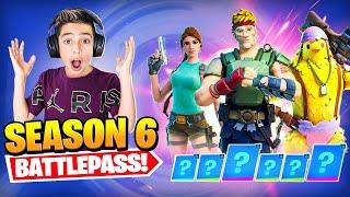 NEW *SEASON 6* BATTLE PASS in FORTNITE! (SO EPIC) | Royalty Gaming