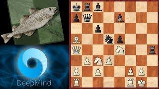 Шахматы. Stockfish 8 - AlphaZero: динамичная защита двух коней!