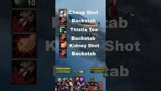 Dagger Rogue Burst  #worldofwarcraft #wowclassic
