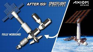 How To Build Axiom Space Station In Spaceflight Simulator