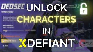 How to unlock characters in XDefiant? | Candid.Technology