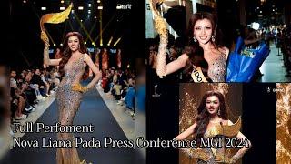 Full Perfoment Nova Liana Pada Press Conference MGI 2024 #beautypageant