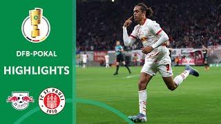 Leipzig knocks out courageous St. Pauli | RB Leipzig vs. FC St. Pauli 4-2 | Highlights | DFB-Pokal