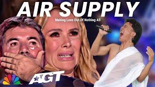 Golden Buzzer | The judges criying when he heard the song Air Supply with an extraordinary voice!